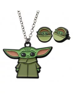 es::Star Wars Set Colgante & Pendientes Grogu 2