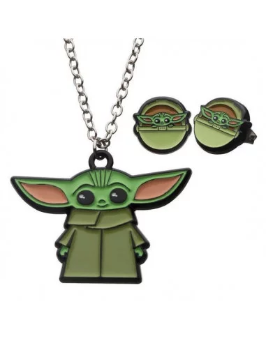 es::Star Wars Set Colgante & Pendientes Grogu