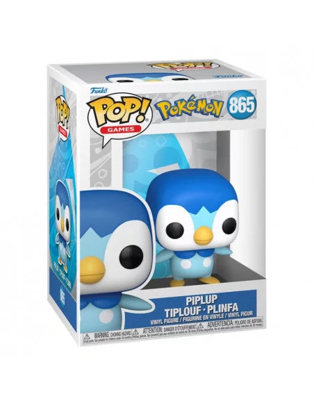 es::Funko POP! Piplup (EMEA) Pokémon 