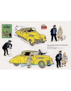 es::Set De Pegatinas Coches Tintín: 7 Bolas