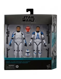es::Pack de 2 Figuras Phase I Clone Trooper Lieutenant & 332nd Ahsoka's Clone Trooper Black Series 