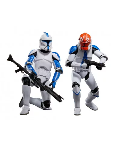 es::Pack de 2 Figuras Phase I Clone Trooper Lieutenant & 332nd Ahsoka's Clone Trooper Black Series 