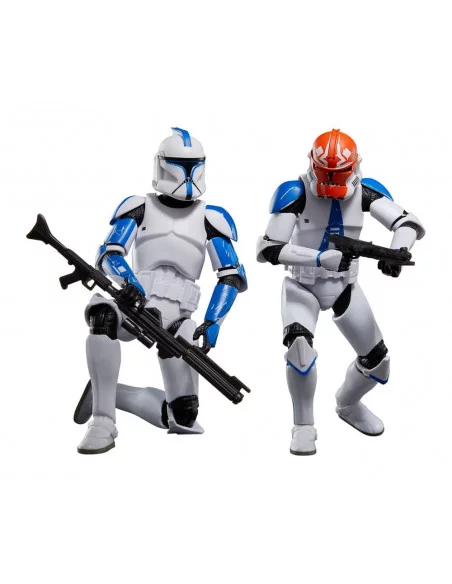 es::Pack de 2 Figuras Phase I Clone Trooper Lieutenant & 332nd Ahsoka's Clone Trooper Black Series 