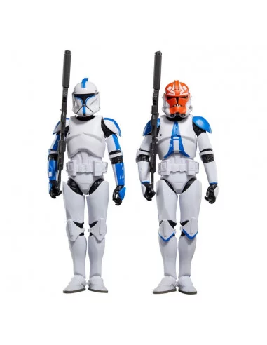es::Pack de 2 Figuras Phase I Clone Trooper Lieutenant & 332nd Ahsoka's Clone Trooper Black Series 