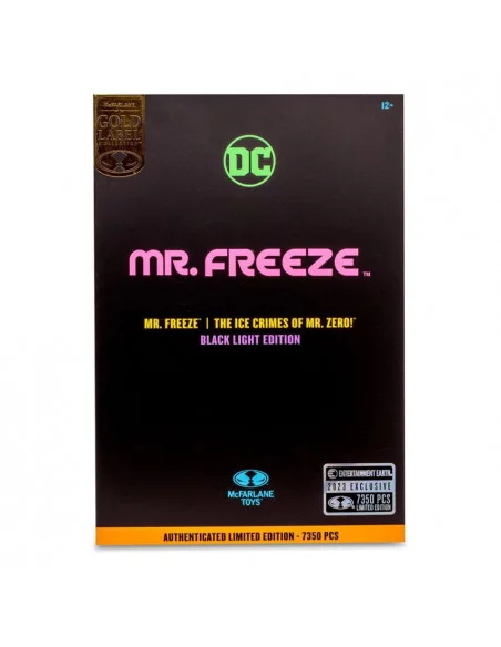 es::Figura Mr. Freeze (Black Light) (Gold Label) McFarlane Toys