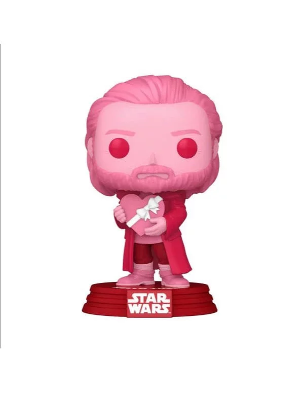 Funko Pop! Star Wars: Valentines - Obi-Wan Kenobi - Figura Vinile 9,5 Cm - Regalo Collezionisti