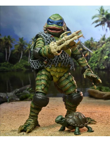 es::Figura Ultimate Leonardo as the Creature Universal Monsters x Tortugas Ninja Neca