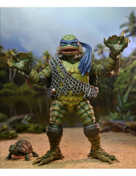 es::Figura Ultimate Leonardo as the Creature Universal Monsters x Tortugas Ninja Neca