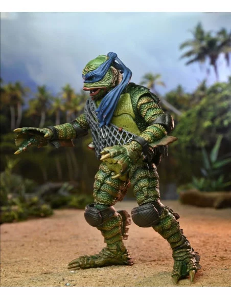 es::Figura Ultimate Leonardo as the Creature Universal Monsters x Tortugas Ninja Neca