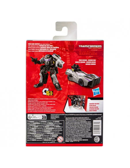 es::Figura Barricade Transformers Generations Figura Studio Series Deluxe Class Gamer Edition Hasbro 