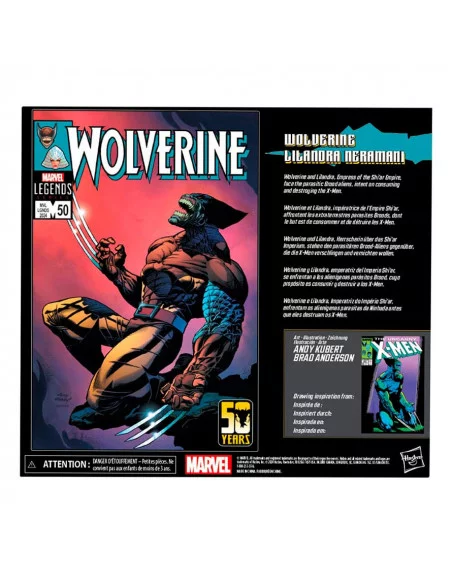 es::Figuras Wolverine Brood & Lilandra (Wolverine 50th anniversary) Marvel Legends Hasbro 