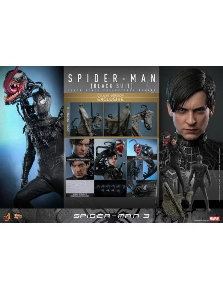 es::Figura Spider-Man (Black Suit) (Deluxe Version) 1/6 (Spider-Man 3) Hot Toys