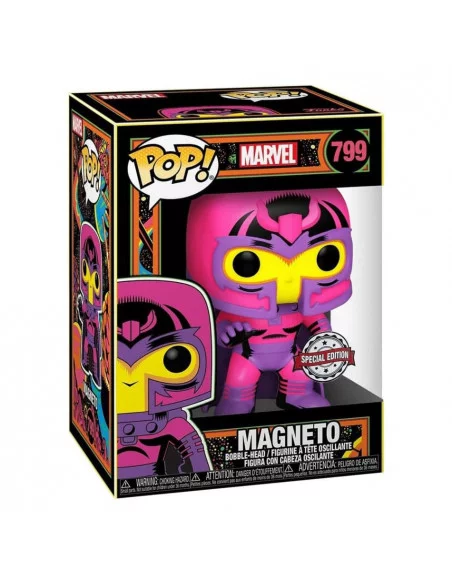 es::Marvel Funko POP! Magneto (Exclusive Blacklight) 9 cm