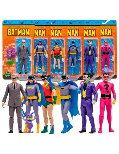 es::DC Retro The New Adventures of Batman Wave 9 Bundle (6 Figuras McFarlane Toys)