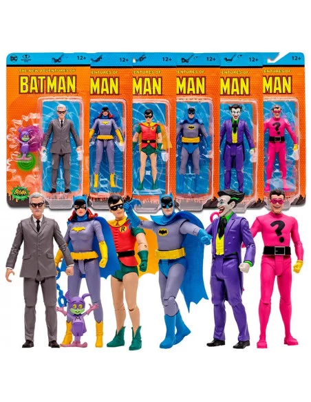 es::DC Retro The New Adventures of Batman Wave 9 Bundle (6 Figuras McFarlane Toys)