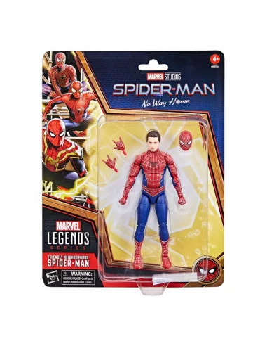 es::EMBALAJE DAÑADO No Way Home Marvel Legends Figura Friendly Neighborhood Spider-Man (Tobey Maguire) 15 cm