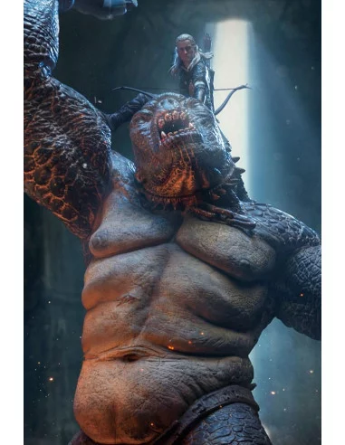 Estatua Troll and Legolas El Señor de los...