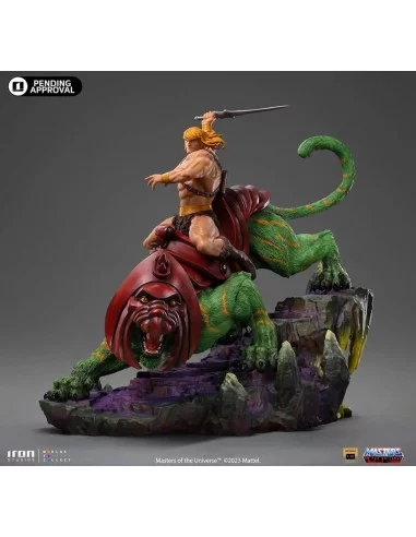 Estatua He-man and Battle Cat Deluxe...