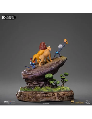 Estatua El rey león Deluxe (Disney) Iron Studios