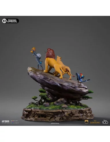 Estatua El rey león Deluxe (Disney) Iron Studios