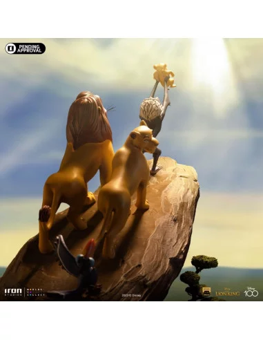 Estatua El rey león Deluxe (Disney) Iron Studios