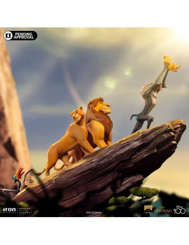 Estatua El rey león Deluxe (Disney) Iron Studios