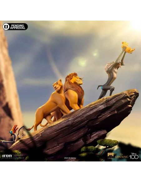 Estatua El rey león Deluxe (Disney) Iron Studios