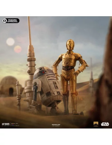Estatua C-3PO & R2D2 Deluxe Star Wars Iron Studios