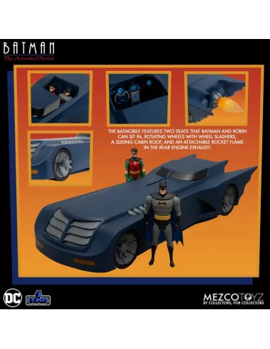 es::The Batmobile Batman: The Animated Series 5 Points Mezco
