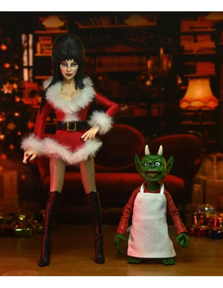 es::Elvira, Mistress of the Dark Figura Very Scary Xmas Elvira 20 cm