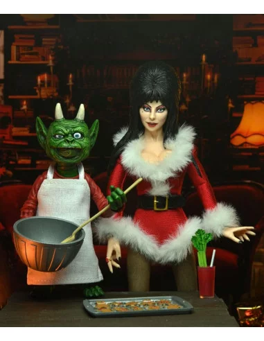 es::Elvira, Mistress of the Dark Figura Very Scary Xmas Elvira 20 cm