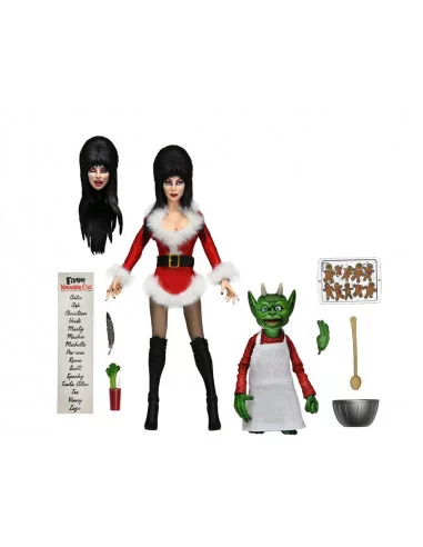 es::Elvira, Mistress of the Dark Figura Very Scary Xmas Elvira 20 cm