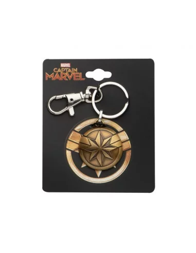es::Marvel Comics Capitana Marvel Llavero 3D Logo