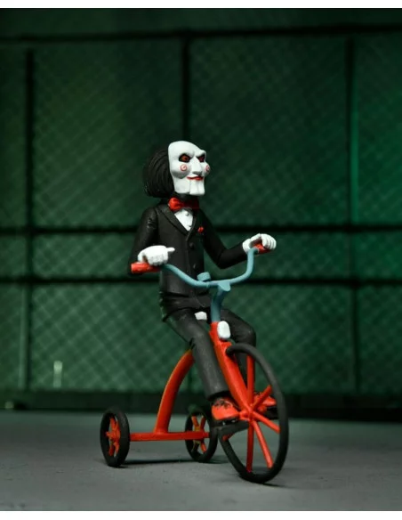 es::Saw Toony Terrors Figuras Jigsaw Killer & Billy Tricycle Boxed Set 15 cm