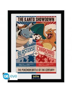es::Pokémon Póster Enmarcado Red V Blue 30x40 cm