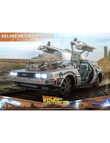 es::Vehículo DeLorean Time Machine Regreso al Futuro III Hot Toys