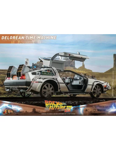 es::Vehículo DeLorean Time Machine Regreso al Futuro III Hot Toys