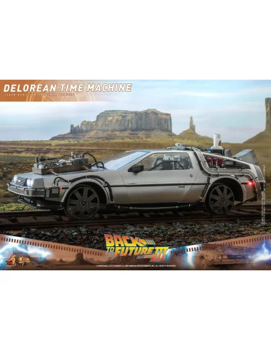 es::Vehículo DeLorean Time Machine Regreso al Futuro III Hot Toys