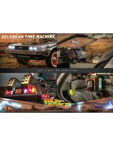 es::Vehículo DeLorean Time Machine Regreso al Futuro III Hot Toys
