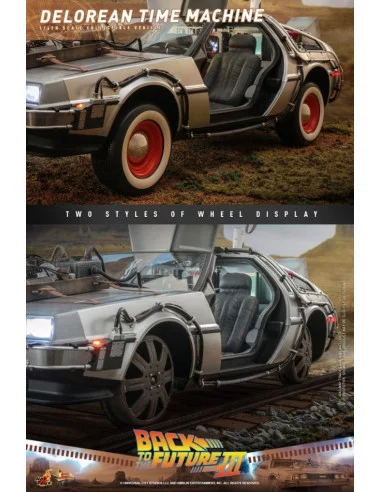es::Vehículo DeLorean Time Machine Regreso al Futuro III Hot Toys