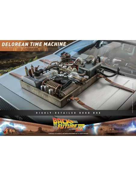 es::Vehículo DeLorean Time Machine Regreso al Futuro III Hot Toys