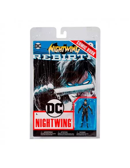 es::REGALO. NIGHTWING REBIRTH DC Page Punchers Figura & Cómic