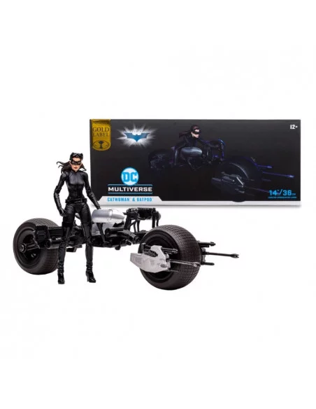 es::Vehículo Batpod with Catwoman (The Dark Knight Rises) Mcfarlane Toys