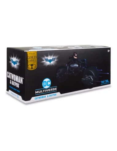 es::Vehículo Batpod with Catwoman (The Dark Knight Rises) Mcfarlane Toys