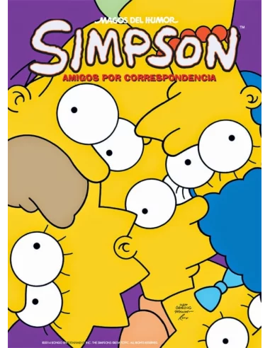 es::Magos del humor Simpson 45. Amigos por correspondencia