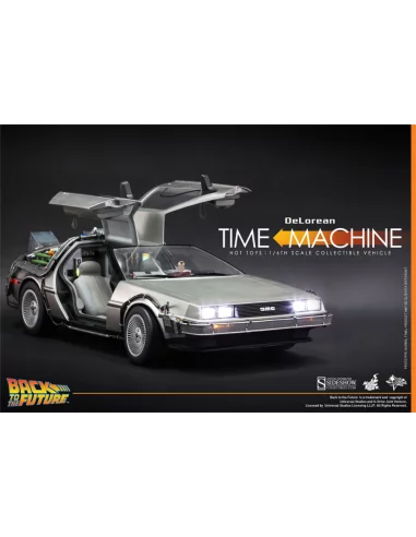 es::Regreso al Futuro Figura 1/6 DeLorean Time Machine Hot Toys