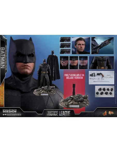 es::Justice League Figura 1/6 Batman Deluxe Hot Toys 32 cm