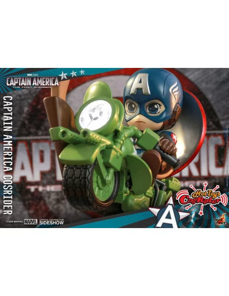 es::Marvel Comics Minifigura con luz y sonido CosRider Captain America Hot Toys 15 cm es::Marvel Comics Minifigura con luz y sonido CosRider Captain America Hot Toys 15 cm
