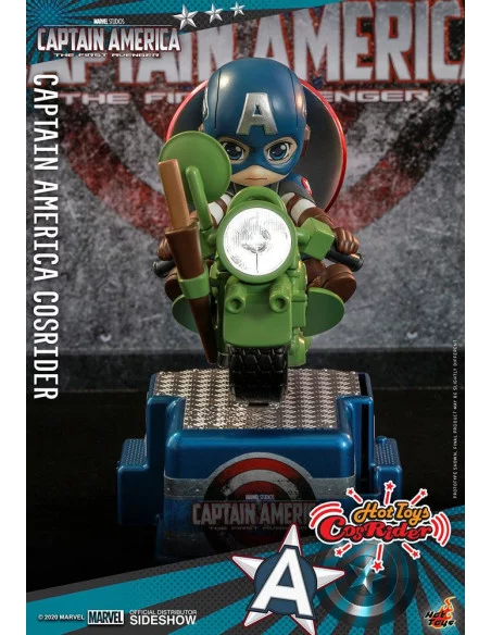 es::Marvel Comics Minifigura con luz y sonido CosRider Captain America Hot Toys 15 cm es::Marvel Comics Minifigura con luz y sonido CosRider Captain America Hot Toys 15 cm