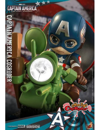 es::Marvel Comics Minifigura con luz y sonido CosRider Captain America Hot Toys 15 cm